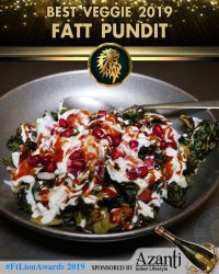 veggie fat pundit ribete steakhouse Feed the Lion 2019 award winners