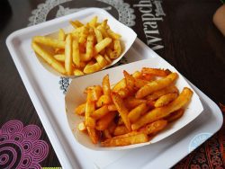 chips Halal rice biryani Wrapchic Indian street food Tower Hill, London