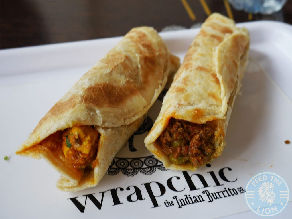  Halal rice biryani Wrapchic Indian street food Tower Hill, London