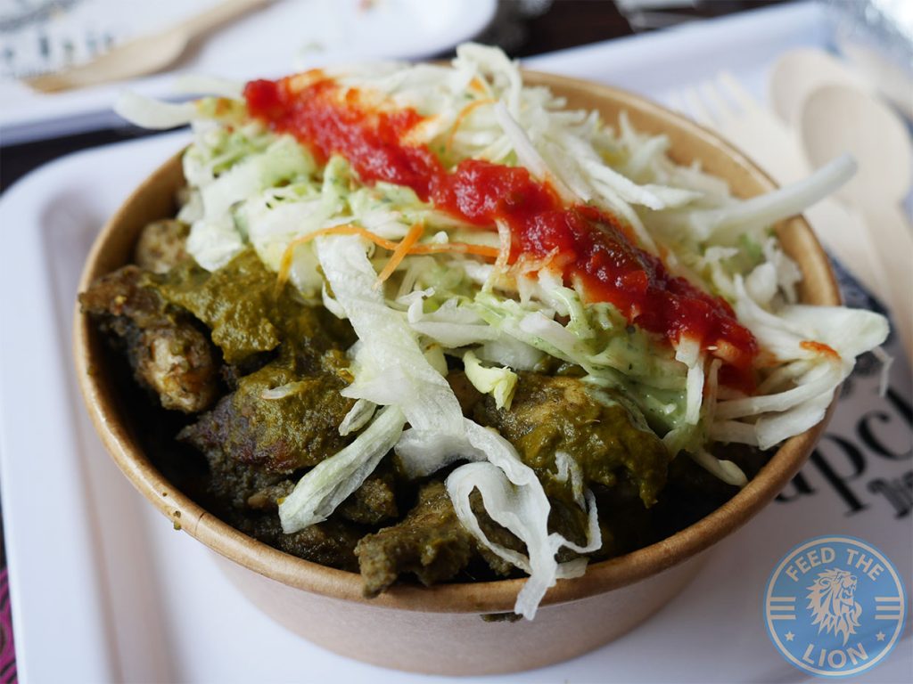 rice biryani Wrapchic (Indian street food) Tower Hill, London