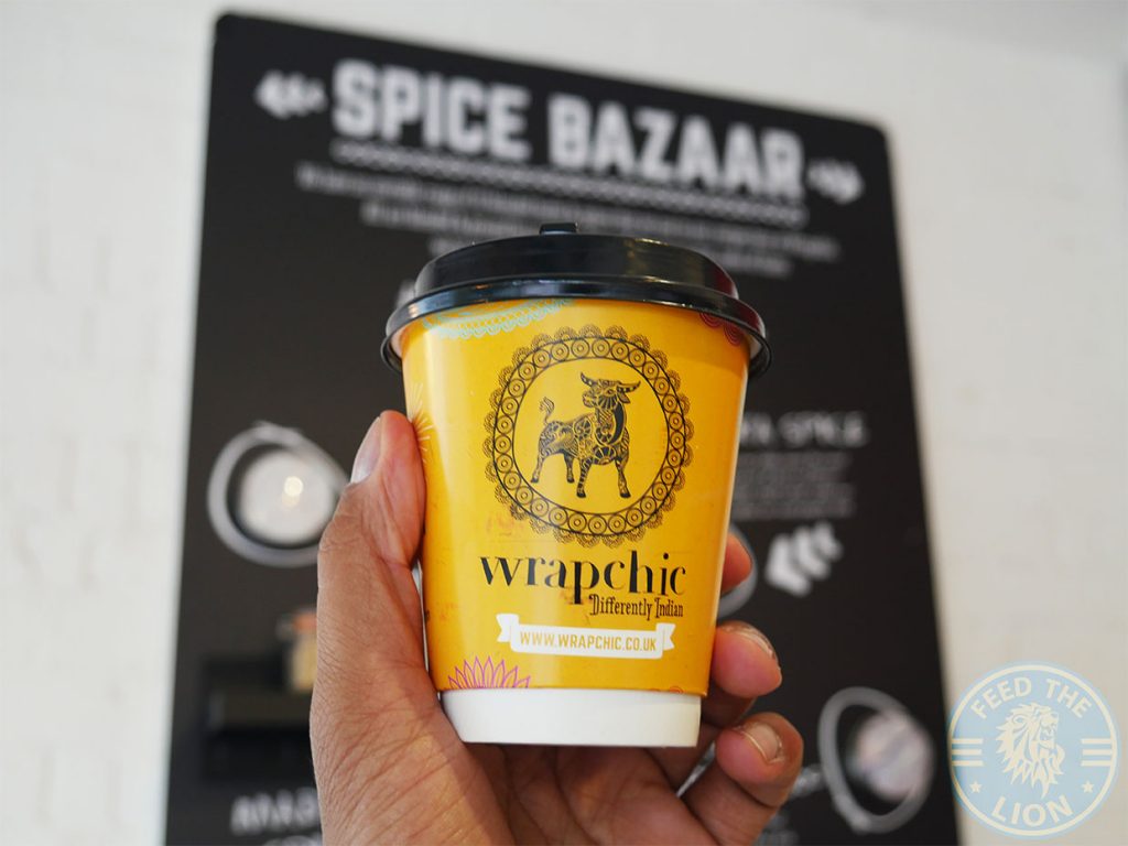 tea Wrapchic (Indian street food) Tower Hill, London