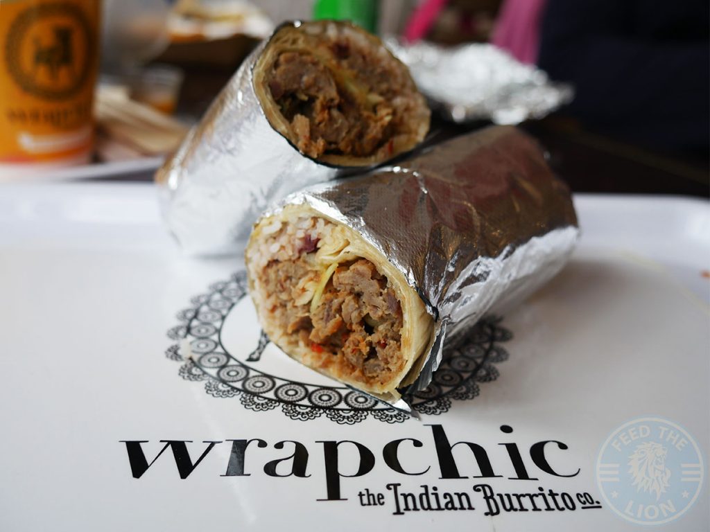 Wrapchic (Indian street food) Tower Hill, London