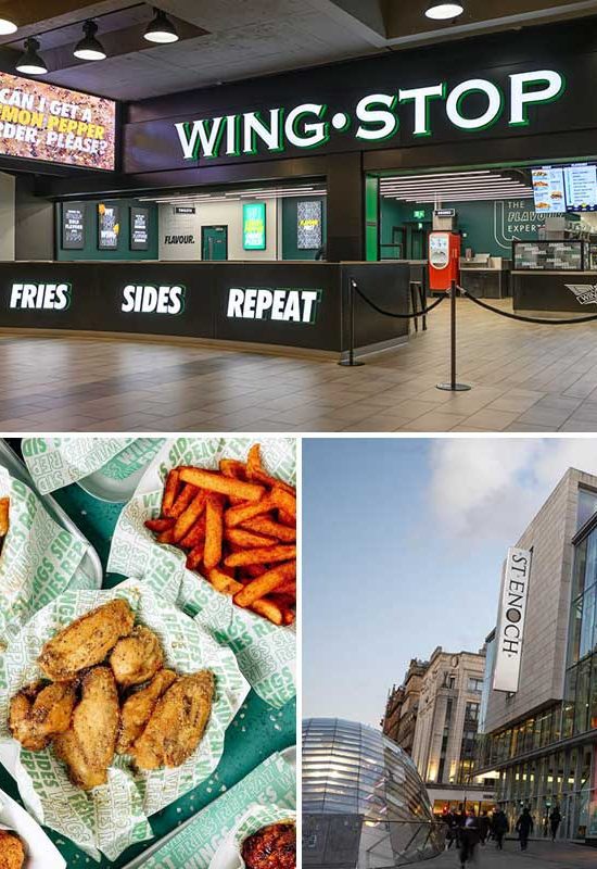 Wingstop arrives in Glasgow's St. Enoch Shopping Centre Feed the Lion