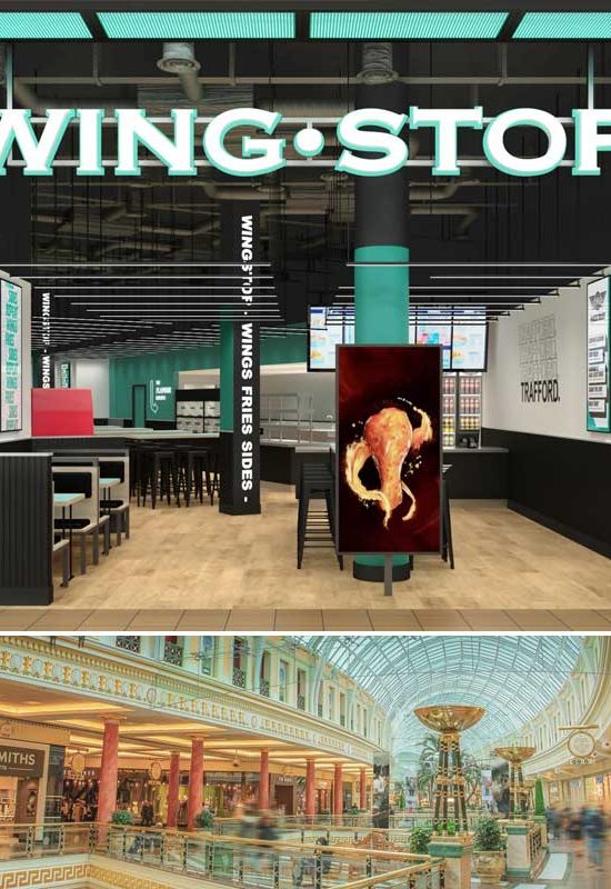 Wingstop opens 3rd Manchester store in Trafford Centre Feed the Lion