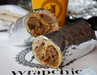 Halal rice biryani Wrapchic Indian street food Tower Hill, London